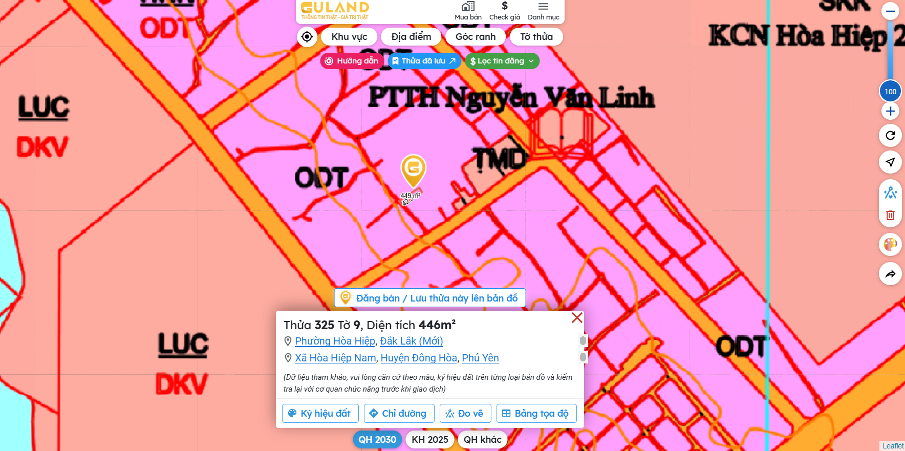 Bán đất 446m² ngang 10.9m giá 150tr/1mn, thuộc P. Hòa Hiệp Nam, Đông Hòa, Phú Yên cũ - Ảnh 2